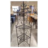 CORNER METAL BAKER'S RACK