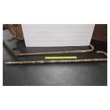 2 VTG GERMAN/BAVARIAN HIKING STICKS