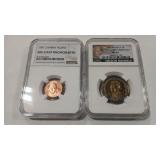 2 - WORLD COINS NGC BU