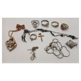 14K HEART & FASHION JEWELRY ASSORTMENT