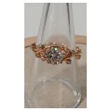 MOISSANITE 925 RING SZ 7