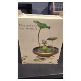 TABLE TOP FROG FOUNTAIN
