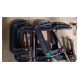 8 -  PITTSBURGH LARGE C CLAMP ASSORTMENT