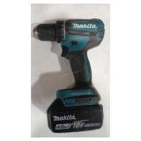 MAKITA DRILL/DRIVER W/ BATTERY