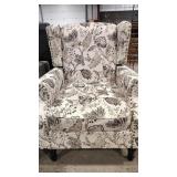 UPHOLSTERED NAILHEAD ACCENT CHAIR