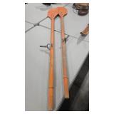 2 WOODEN OARS