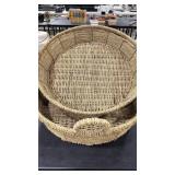 2 DECORATIVE BASKETS