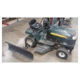CRAFTSMAN LT1000 17.5HP RIDING MOWER W/ PLOW ATTAC