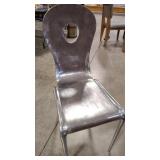 ALUMINUM ACCENT CHAIR
