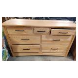 7 DRAWER WOOD DRESSER FROM WRIGHT'S FURNITURE