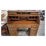 ROLL TOP DESK W/ LIGHT