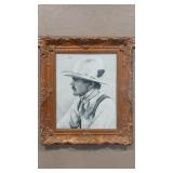 VAQUERO  ORNATE FRAMED ART