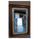 STAINED GLASS FRAMED MIRROR