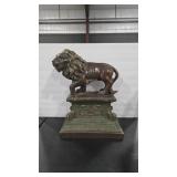RESIN LION SCULPTURE