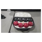 BOCCE BALL SET IN CARRYING CASE