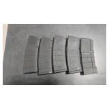 FIVE 5.56X45 AR MAGS