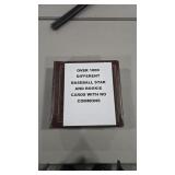 OVER 1000 BASEBALL STAR AND ROOKIE CARDS W/ NO