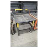 2 TIER STEEL FABRICATION TABLE 33' X 35' X 33' H