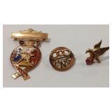 ORDER OF ODD FELLOWS - KNIGHTS OF PYTHIAS& EAGLE