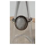 MOONSTONE COLOR 925 RING SZ 6