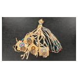 SACAGAWEA BRONZE MEDALLIONS AND BEADS