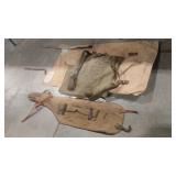 CANVAS PANNIER, RIFLE SCABBARD AND FOREST SERVICE