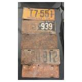 VTG MONTANA PLATES 1920-50