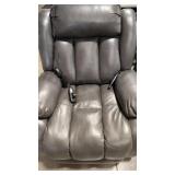 LEATHER POWER RECLINER MASSAGE CHAIRS
