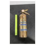 BRASS STOP FIRE VTG EXTINGUISHER