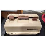 TOTE OF ART SUPPLIES