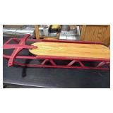 WOOD AND METAL SLED
