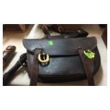 SADDLE BAG STAMPED THE AUSTRAILIAN STOCK SADDLE