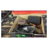 LOCKING BLADE KNIFE, ICE PICK, COIN PURSE & MISC