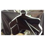PORTABLE WARDROBE & TOTE OF MISC