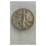 1943 WALKING LIBERTY SILVER HALF DOLLAR