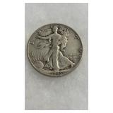 1945 WALKING LIBERTY SILVER HALF DOLLAR