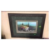 FRAMED FISH PICTURE BY NEAL M. COTE C. 2013