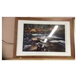 FRAMED STREAM PICTURE SIGNED DOUGLAS DAY 106/250