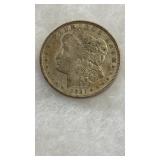 1921-S MORGAN SILVER DOLLAR