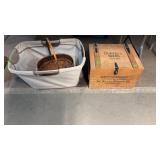 BASKETS & BURPEE'S SEED WOOD BOX