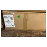 NIB OLD BRONZE 3 LIGHT SUNSET MARBLE GLASS LIGHT