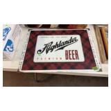 REPRODUCTION HIGHLANDER BEER SIGN