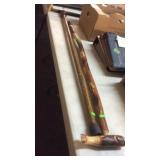 2 WALKING STICKS
