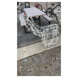 2 LIGHTED CHRISTMAS ORNAMENTS