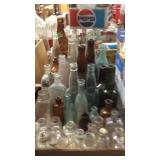 2 BX OF ANTIQUE MISC BOTTLES