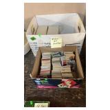 2 BOXES OF SPORTS TRADING CARDS