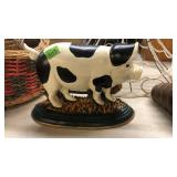CAST IRON PIG DOOR STOP