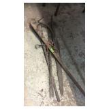 GROUP W/ HAY KNIFE & SCALES