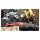 2 CIRCULAR SAWS, CORDLESS MILWAUKEE SAWSALL
