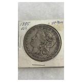 1885 MORGAN SILVER DOLLAR